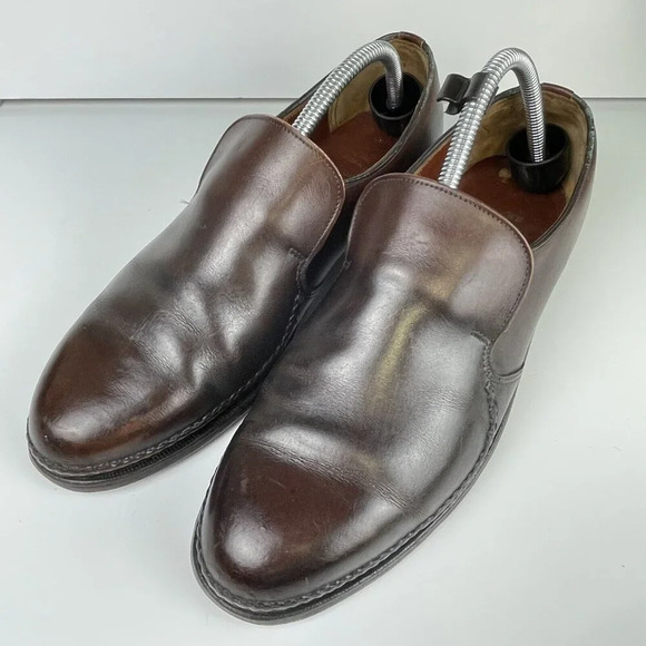 Pre-Prada Church's Shoes Men US 8F Brown Leather Calf Hand Sewn Made in Canada - Picture 1 of 7